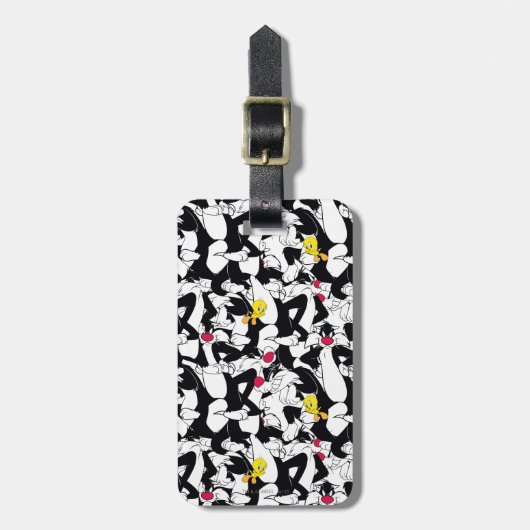 Étiquette À Bagage SYLVESTER™ & TWEETY™ Motif (Devant Vertical)