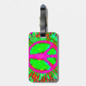 Étiquette À Bagage SYMBOLE Abstrait DE Cravate Psychédélique-Dye DE L (Dos Vertical)