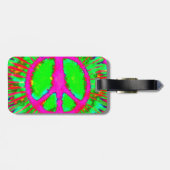 Étiquette À Bagage SYMBOLE Abstrait DE Cravate Psychédélique-Dye DE L (Dos horizontal)