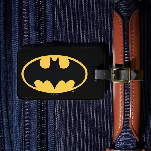 Étiquette À Bagage Symbole Batman | Logo ovale (Insitu Rectoal 4)