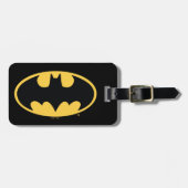 Étiquette À Bagage Symbole Batman | Logo ovale (Devant horizontal)