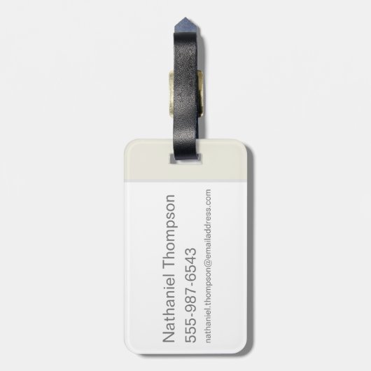 Étiquette À Bagage Symbole Batman | Logo Spraypaint (Dos Vertical)