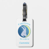 Étiquette À Bagage Symbole Capricorne Thunder_Cove (Dos Vertical)