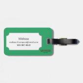 Étiquette À Bagage Symbole : club 4-H (Dos horizontal)