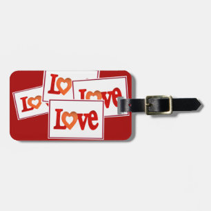Étiquette À Bagage Symbole d'amour
