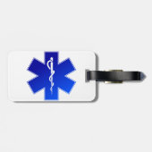 Étiquette À Bagage Symbole de Medical EMS (Dos horizontal)