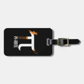 Étiquette À Bagage Symbole de pirate (Devant horizontal)