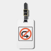 ÉTIQUETTE À BAGAGE SYMBOLE DE ROUTE DE SÉCURITÉ DE LA CIRCULATION (Devant Vertical)