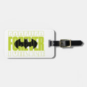 Étiquette À Bagage Symbole de typographie de Batman (Devant horizontal)