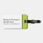 Étiquette À Bagage Symbole de typographie de Batman (Dos horizontal)