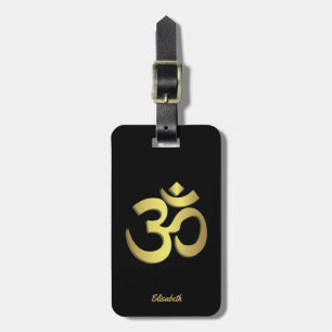 Étiquette À Bagage Symbole de yoga de l'OM (Aum) Namaste