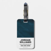 Étiquette À Bagage Symbole d'or brossé Wonder Woman (Dos Vertical)