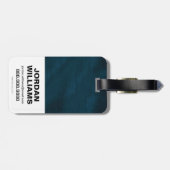 Étiquette À Bagage Symbole d'or brossé Wonder Woman (Dos horizontal)