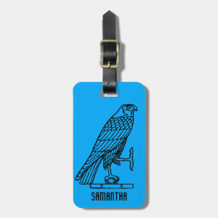 Étiquette À Bagage Symbole égyptien : Faucon