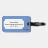 Étiquette À Bagage Symbole égyptien : Utchat (Dos horizontal)