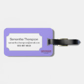 Étiquette À Bagage Symbole égyptien : Vautour (Dos horizontal)