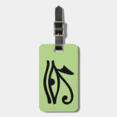 Étiquette À Bagage Symbole égyptien : Wedjat (Devant Vertical)