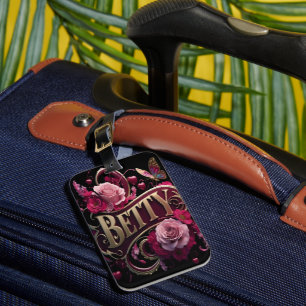Étiquette À Bagage SYMBOLE Floral Bettys
