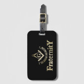 Étiquette À Bagage Symbole franc-maçonnerie (Devant Vertical)