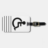 Étiquette À Bagage Symbole Handicap (Devant horizontal)