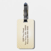 ÉTIQUETTE À BAGAGE SYMBOLE HINDU OM (Dos Vertical)