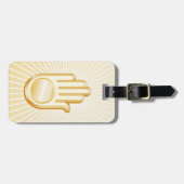 Étiquette À Bagage Symbole Jain (Devant horizontal)