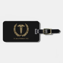 Symbole Médicale - noir et or