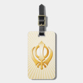 Étiquette À Bagage Symbole sikh (Devant Vertical)