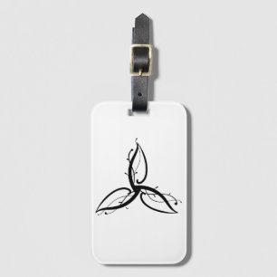 Étiquette À Bagage Symbole Triquetra Odin Norse Wicca