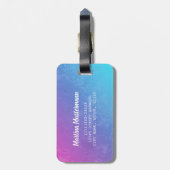 Étiquette À Bagage Symbole Virgo Zodiac Star Horoscope Constellation (Dos Vertical)