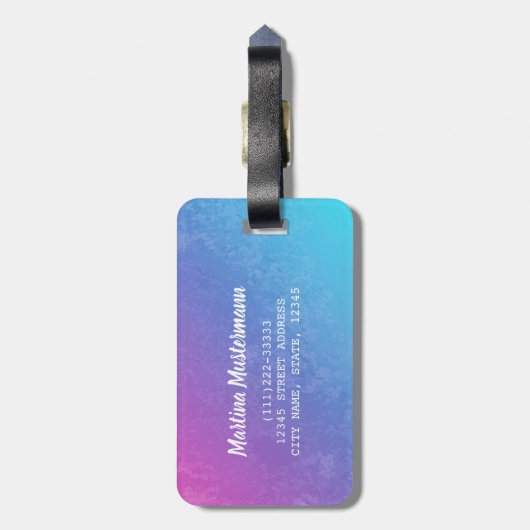 Étiquette À Bagage Symbole Virgo Zodiac Star Horoscope Constellation (Dos Vertical)