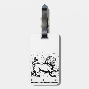 Étiquette À Bagage Symbole zodiaque astrologique de l'année d'anniver