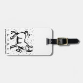 Étiquette À Bagage Symbole zodiaque astrologique de l'année du Taurus (Devant horizontal)