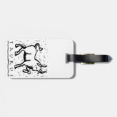 Étiquette À Bagage Symbole zodiaque astrologique de l'année du Taurus (Dos horizontal)