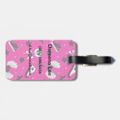 Étiquette À Bagage Symboles Emo (Dos horizontal)