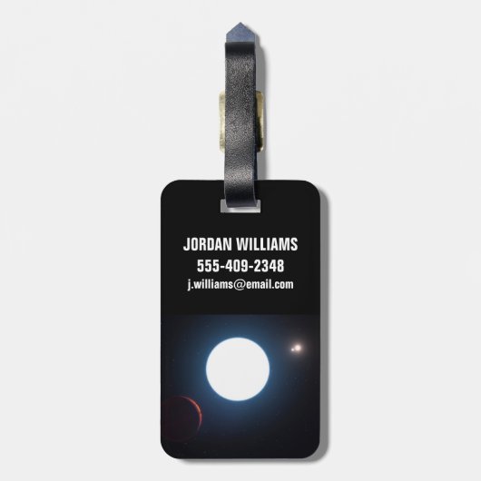 Étiquette À Bagage Système Triple Étoiles Hd 131399 (Dos Vertical)