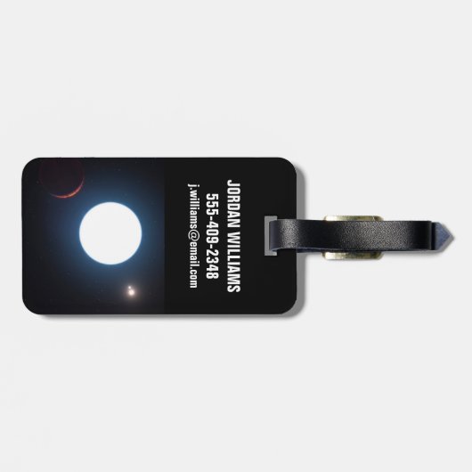 Étiquette À Bagage Système Triple Étoiles Hd 131399 (Dos horizontal)