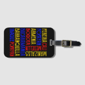 Étiquette À Bagage T-shirt (Devant Horizontal)