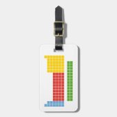 Étiquette À Bagage Table périodique (Devant Vertical)