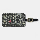 Étiquette À Bagage Tableau alphabétique de Norman Wyatt (Devant horizontal)