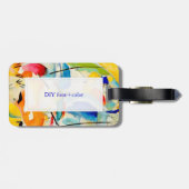 Étiquette À Bagage Tableau de bataille maritime de Kandinsky 1913 (Dos horizontal)