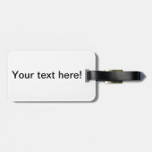 Étiquette À Bagage Tableau de snowboard (Dos horizontal)