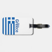 Étiquette À Bagage Tag avec bracelet en cuir (Dos horizontal)