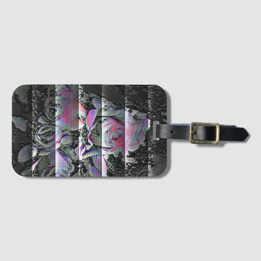 Étiquette À Bagage Tag Bouquet Techno (Devant Horizontal)