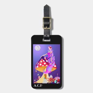 Étiquette À Bagage Tag Cheshire Cat sur Champhroom Wonderland