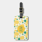 Étiquette À Bagage Tag d'ananas frais tropical (Devant Vertical)