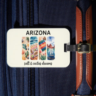 Étiquette À Bagage Tag de bagage Arizona - Sel & Cactus Dreams