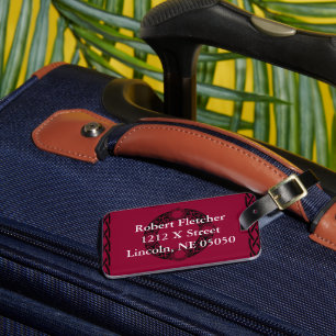 Étiquette À Bagage Tag de bagage de conception de noeud irlandais