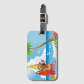 Étiquette À Bagage Tag de bagage de plage (Devant Vertical)