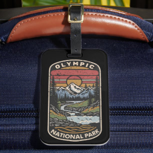 Étiquette À Bagage Tag de bagage du parc national olympique